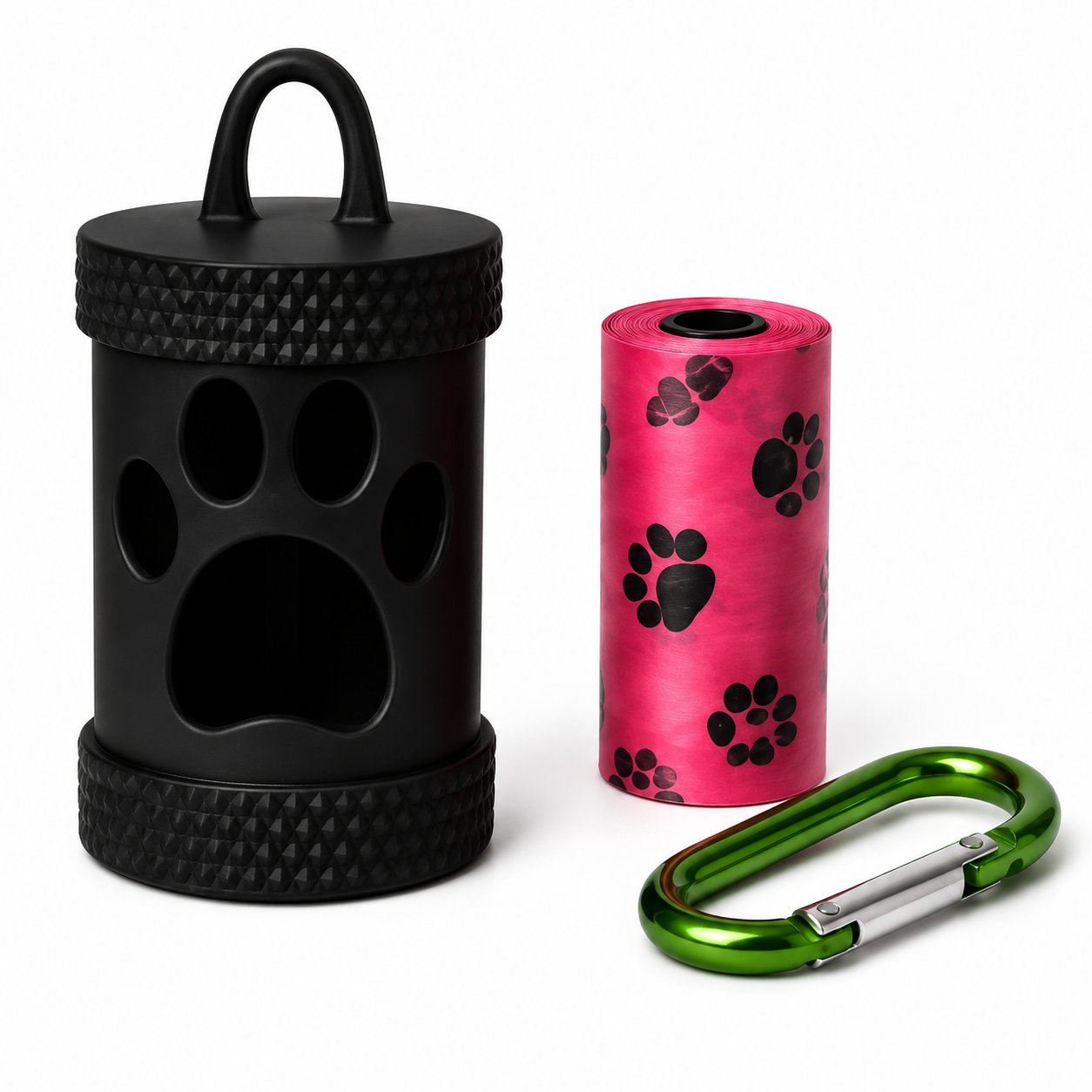 Black, Pink and Green Pawfect Bag set