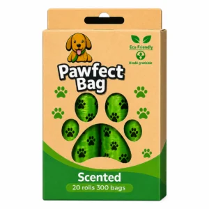 Pawfect Bag - Scented Green (20 Roll Pack)