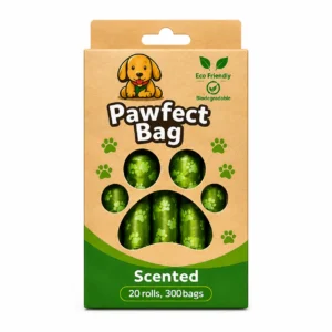 Pawfect Bag - Scented Green (20 Roll Pack)