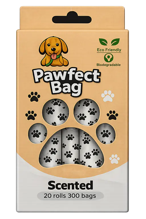 Ash scented Pawfect Bag box