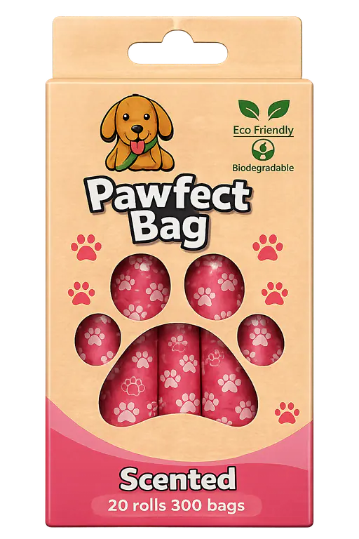 Pink scented Pawfect Bag box